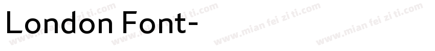 London Font字体转换